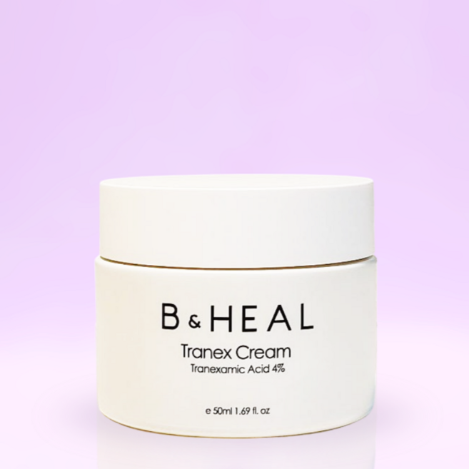 [Hot] 트라넥삼산 4% 고함량 비앤힐 속기미 멜라토닝 나이아신아마이드 글루타치온 펩타이드 기미크림, 4개, 50ml