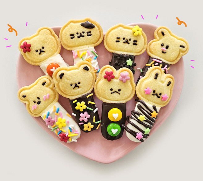 수제꼬꼬마빼빼로만들기키트 빼빼로만들기 빼빼로데이 초코스틱 수제빼빼로, 1개