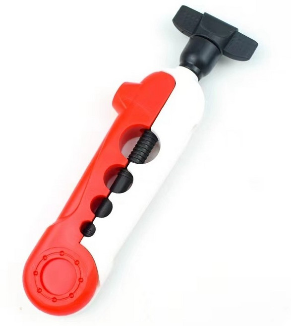 낚시줄감개 다용도 라인 정리 도구 휴대용 낚시 줄 감개 낚시 도구 1개 13.7*4.3cm, 레드/화이트