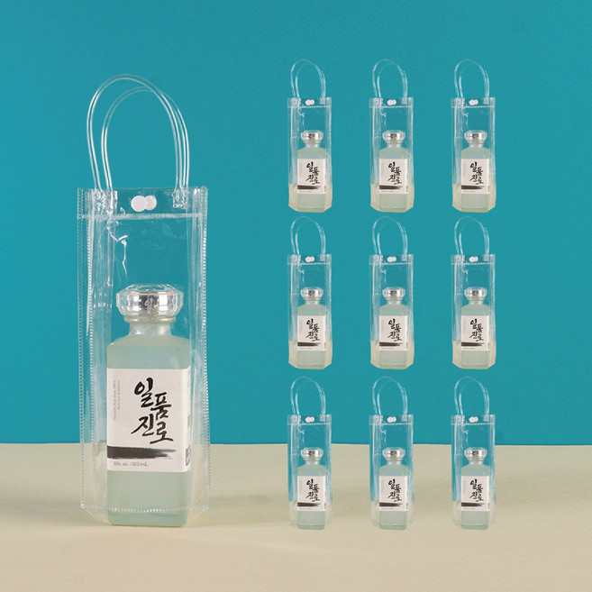 PVC 투명 쇼핑백 어린이집 생일 답례품 선물 구디백 포장