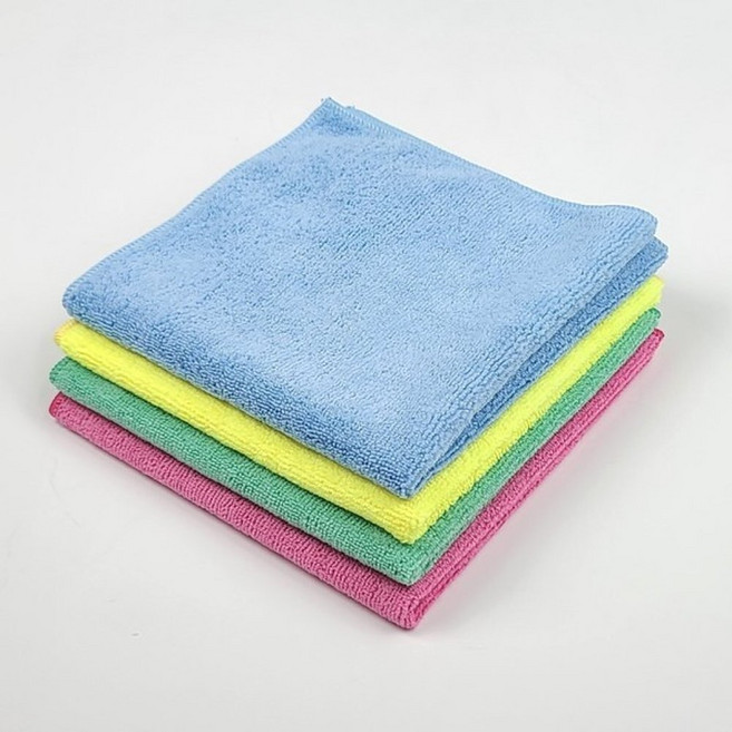 극세사 손걸레 10매 40X40cm 청소용 초극세사 청소타올 타월 품질 좋고 가격 좋은 고급 극세사 손걸레, 그린