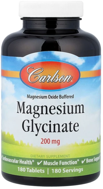 칼슨 킬레이트화 마그네슘 글리시네이트 200mg, 180정, 1팩 - 쿠팡