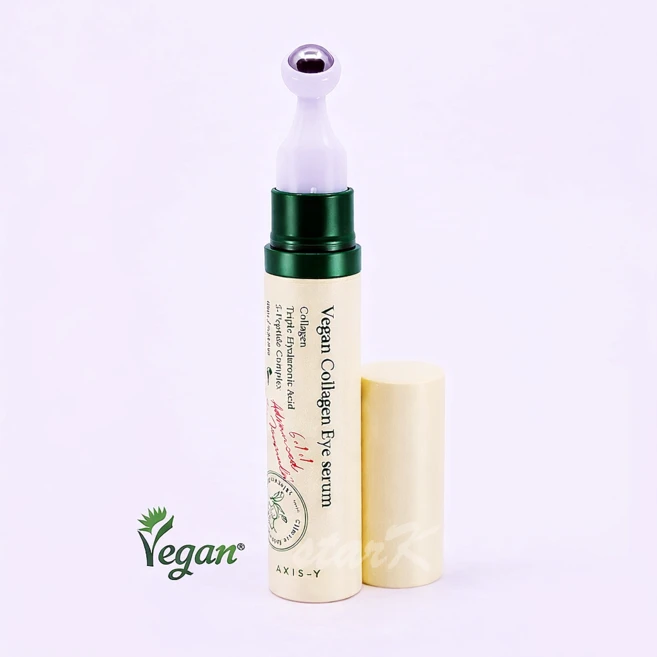 AXIS-Y 비건 콜라겐 아이세럼 10ml 트리플 펩타이드 다크서클 눈가탄력 케어, 1개 - 쿠팡