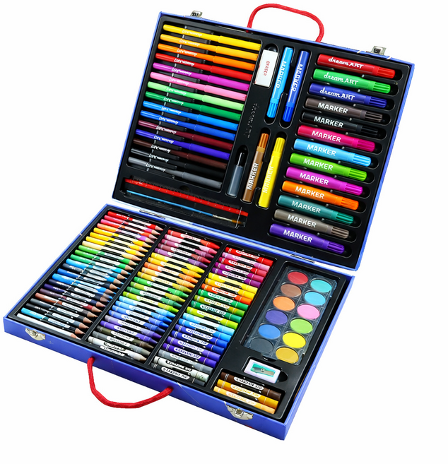 어린이선물 졸업 입학 신학기 유치원 초등학생 생일 졸업 조카 두들링키즈 색연필, 혼합색상, 1세트