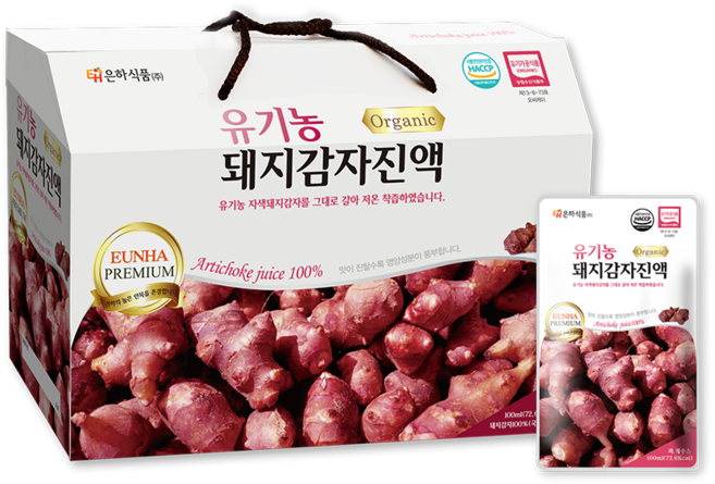 은하식품 유기농 돼지감자진액, 100ml, 90개