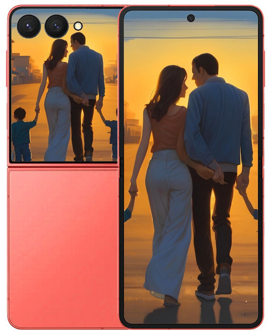 삼성전자 갤럭시 Z 플립7, 256GB, 코랄 레드 5G