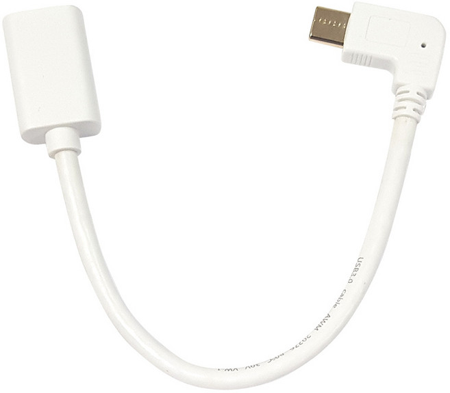 에듀플레이어 A타입-C타입 기억자형 연장케이블, 1개, 158mm