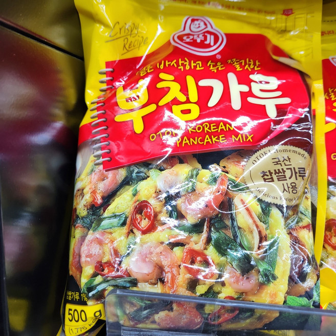 오뚜기 겉은 바삭하고 속은 쫄깃한 국산 찹쌀가루 사용한 부침가루, 500g, 1개