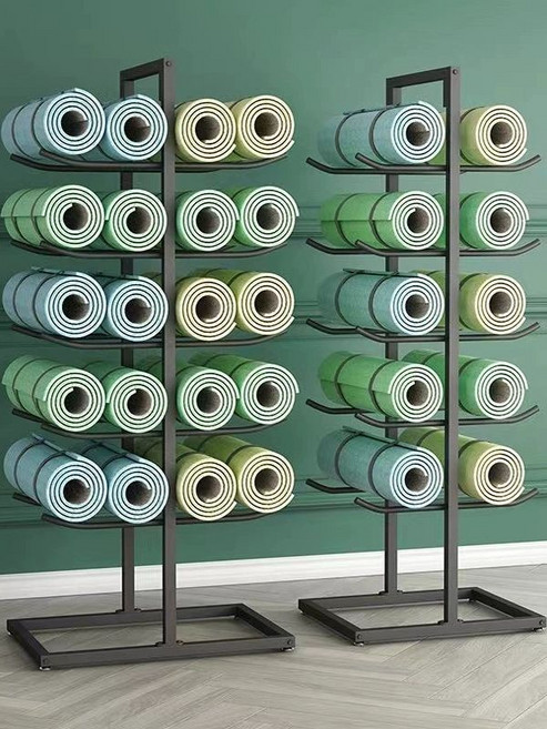 요가 매트 거치대 필라테스 폼롤러 정리대 보관함 수납, 1개, 골드 60x40x130cm 20개