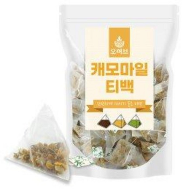 캐모마일차 캐모마일티백 카모마일차 25개 식수대용 삼각차티백 허브차 허브티