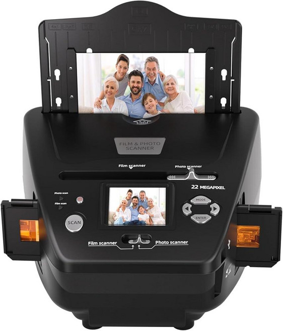 DigitConvert 22MP Photo and Slide Scanner with 2.4” LCD Screen All-in-One Digital Film Converter, DigitConvert 22MP Photo and Sl