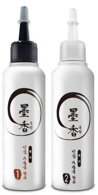 동방 묵향 컬러앤컬 파마약 120ml / 새치커버 모발볼륨 원스텝, 1개, 진한갈색