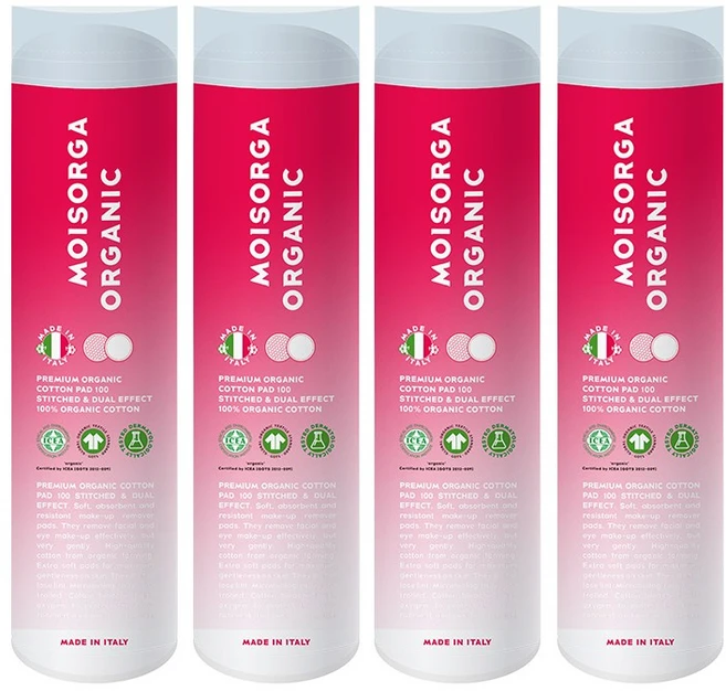 모이스올가 프리미엄 유기농 화장솜, 400매입, 1개 - 쿠팡