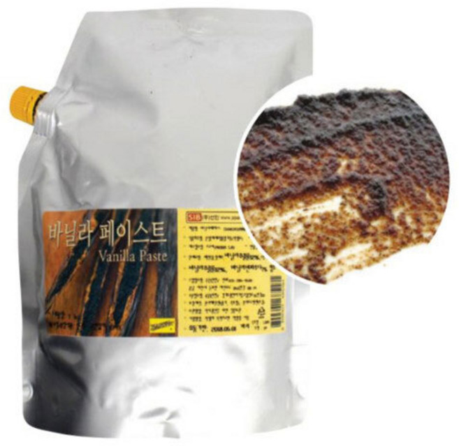 프랑스 프로바 선인 바닐라씨 함유 바닐라 페이스트, 1개, 1kg