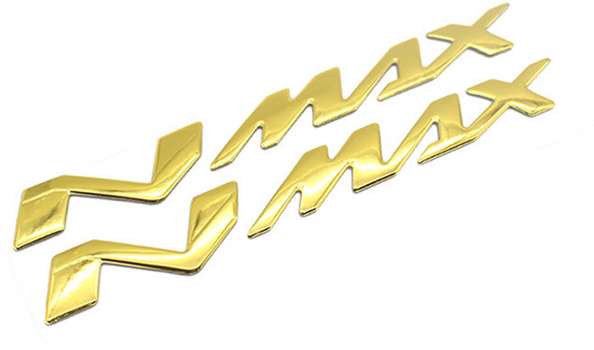 CULT 야마하 NAMX XAMX 엠블럼 오토바이 스티커, 1세트, B1.NMAX 엠블럼 골드