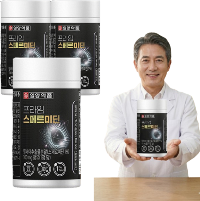 스페르미딘 함유 식물유래 영양보충 캡슐, 60정, 3개