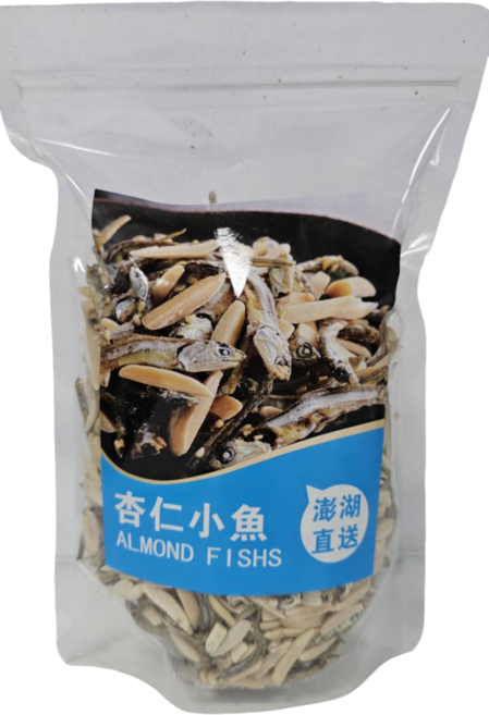 國義食品 杏仁小魚 澎湖丁香魚 400g, 1個