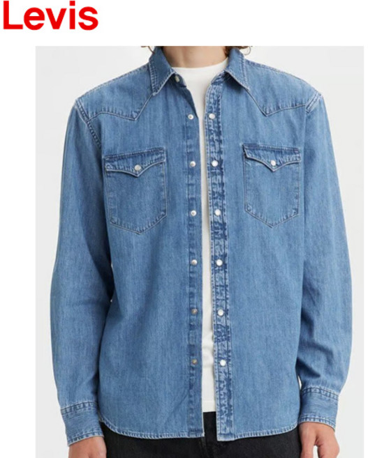 리바이스 스탠다드 데님셔츠 85745-0074 /빅사이즈