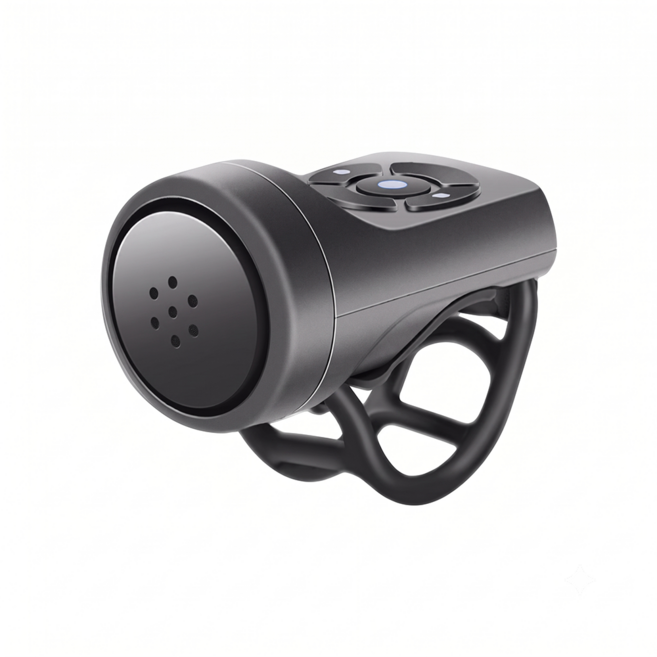 자전거 도난방지 자전거 전자벨 140dB, 1개, 블랙