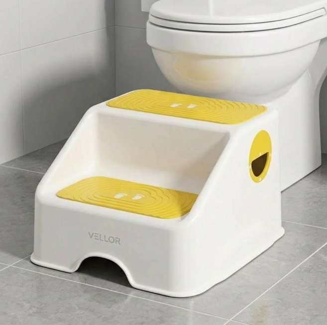 벨로르 2단 유아 디딤대, 노랑, 1개