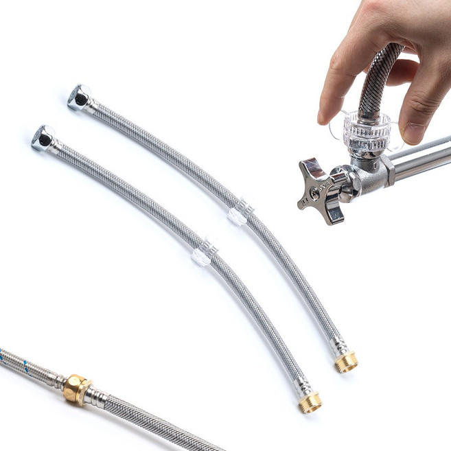 수전 연결 연장 고압 호스 클린 클리어락, 2개