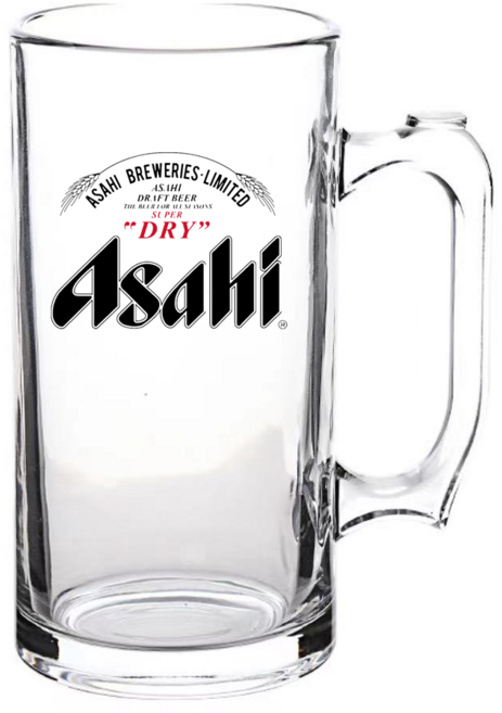 아사히 슈퍼드라이 생맥주잔 500ml, 2개