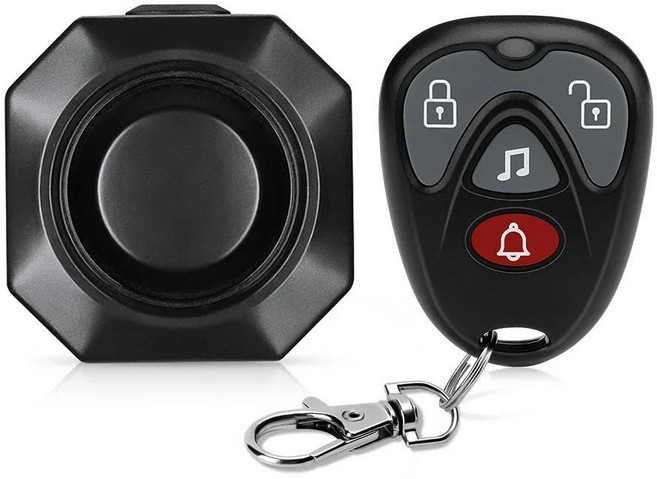 오토바이 자전거 알람 도난 방지 원격 제어 진동 방수 스쿠터 경보기, 1. A, 1개