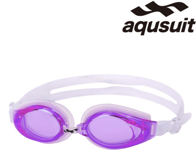 국내생산 아퀴스트 김서림방지 안티포그 수경 성인 아동 어린이 초등 물안경 실내수영장 생존수영용품 TG-1510, 퍼플크리아, 1개