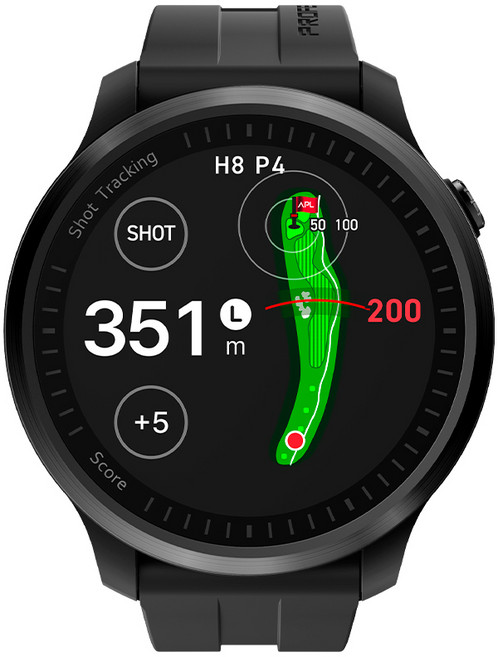 보이스캐디 시계형 골프 거리 측정기, T11 PRO, 블랙