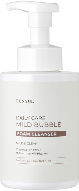은율 데일리 케어 마일드 버블 폼클렌징, 500ml, 1개