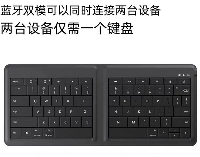 마이크로소프트 유니버셜 폴더블 키보드 블루투스 접이식 무선, A. 접이식 키보드 블랙박스