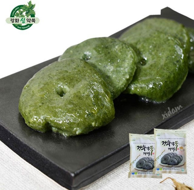 강화약쑥으로 만든 개떡 1kg x 2, 2개