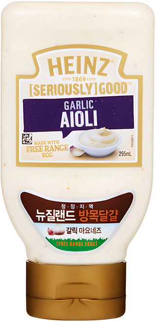 하인즈 굿 갈릭 아이올리 마요네즈, 295ml, 1개