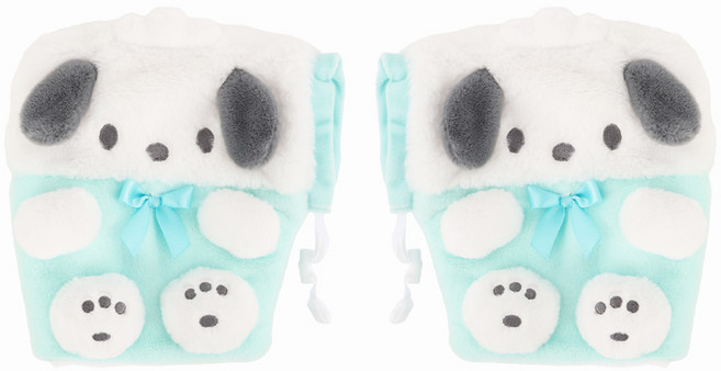 코지24 포차코 어린이 킥보드 자전거 장갑 입체 캐릭터 핸드워머 선물, 1개, 민트