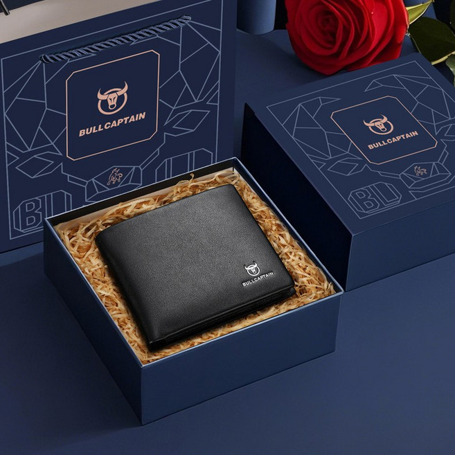 로뉴비러 소가죽 남자 반지갑