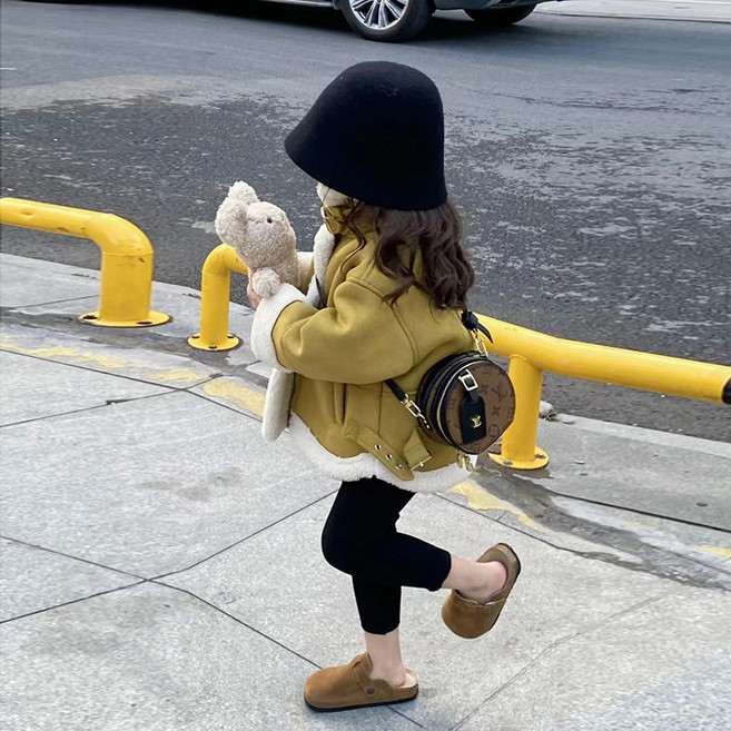 [실버플라워] 여아용 겨울코트 뽀글이점퍼 패딩점퍼 공주코트 겨울 점퍼 095