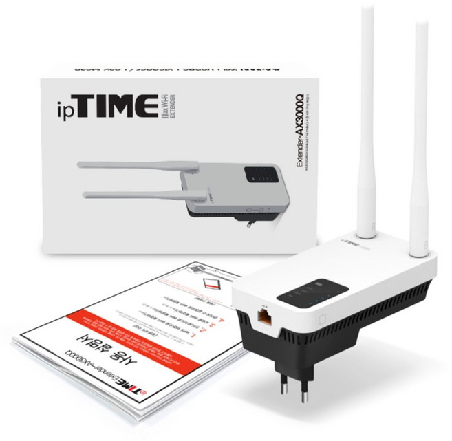 ipTIME 무선AP 공유기, IP TIME Extender-AX3000Q[화이트], 1개