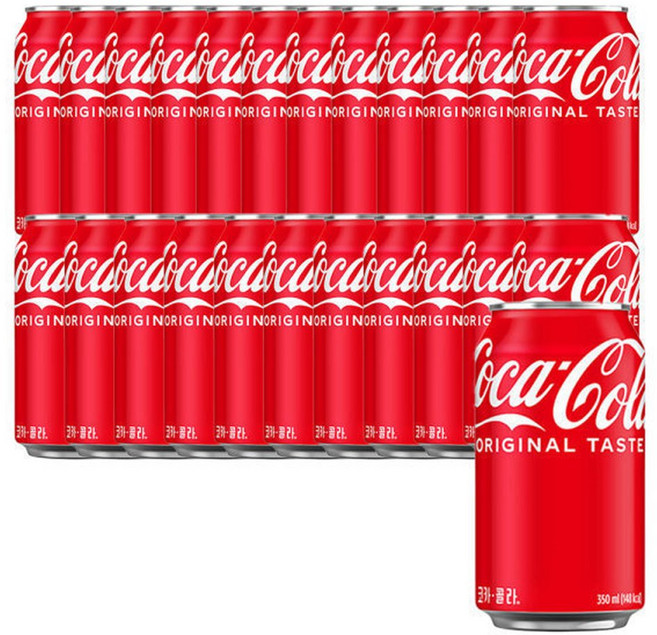 코카콜라 350ml 24캔, 24개