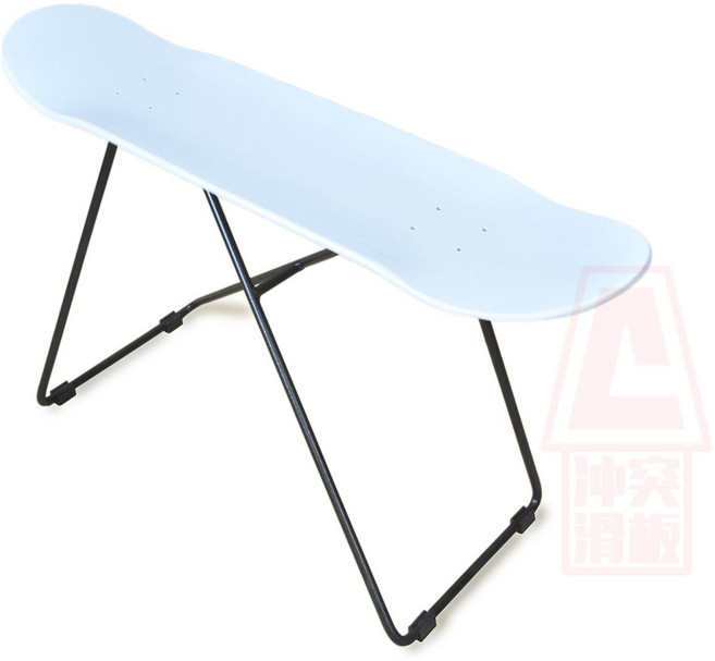 롱보드 테이블 지지대 매장용 선반 거치대 접이식 브래킷, 1개, 블랙 프레임 + 화이트 보드 (1 세트)