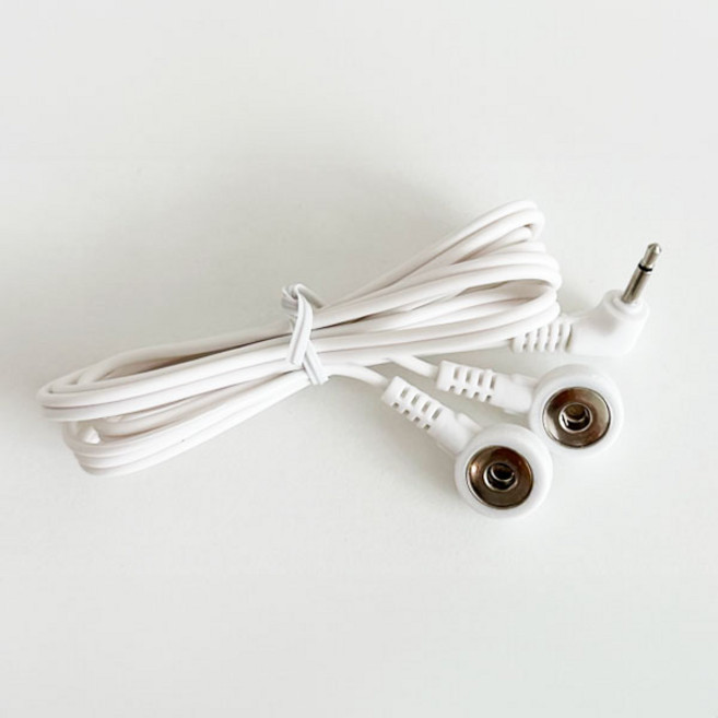 저주파 마사지기 패드 케이블 코드 단추형 2.5mm, 주문상품- 연결선/단추형/2.5, 1개