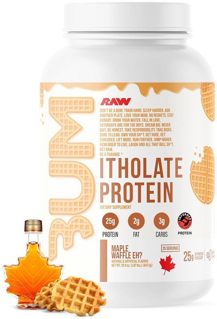 RAW Nutrition CBUM 分離乳清蛋白 楓糖鬆餅, 1個, 847.5g