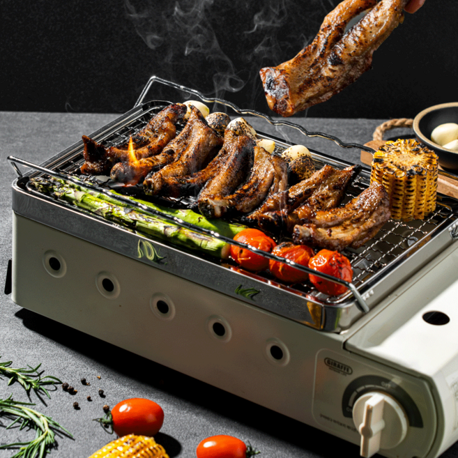 무등산식당 한돈 양념쪽갈비 숙성 등갈비 바베큐 캠핑음식 밀키트, 1개, 500g