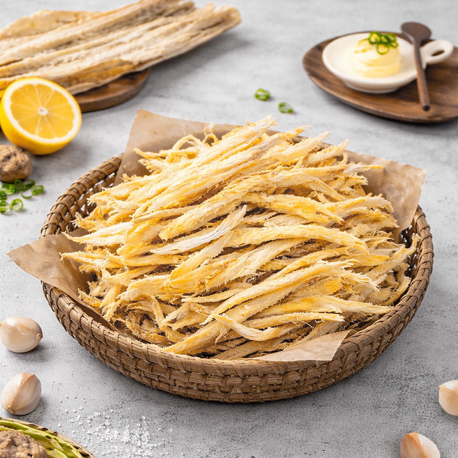 자연건조 부드러운 명품 황태채(냉동), 1개, 200g