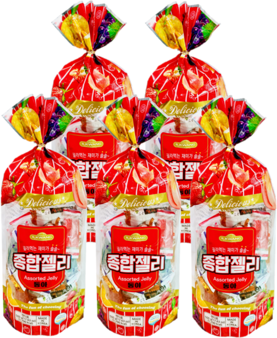 동아제과 종합제리, 500g, 5개