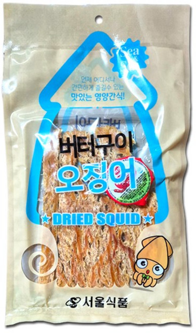 서울식품 버터구이오징어 40g 인기안주 인기간식, 1개