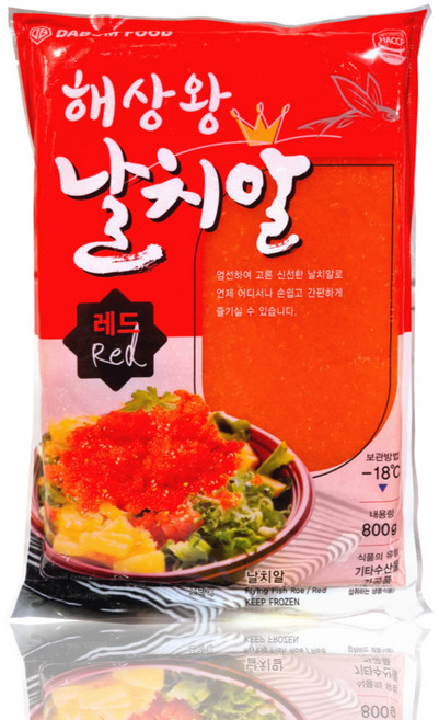해상왕 날치알 레드, 1개, 800g