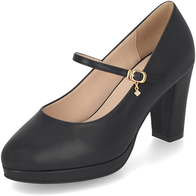 엘칸토 인텐스 여성 가보시 메리제인 펌프스 8cm LCWD80I513