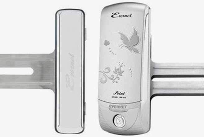 에버넷 번호전용 포인트글라스 양문 GX-POINT-N 강화유리 유리문용 디지털도어락 빠른배송, 포인트글라스양문, 고객직접설치