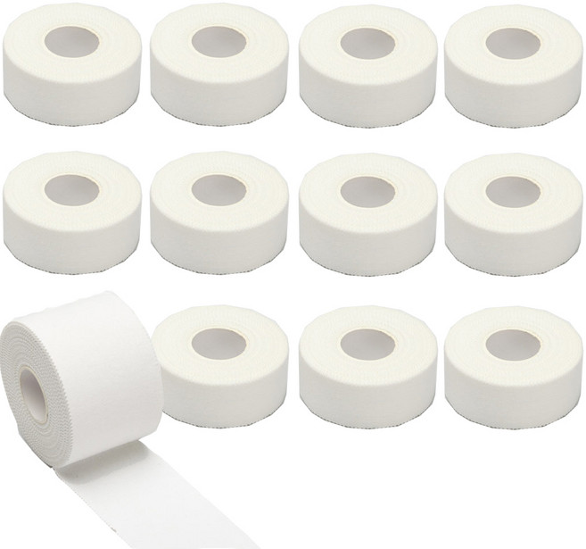 뽀마 스포츠면테이프 화이트 폭 3.8cm x 9.14m, 12개입, 12개