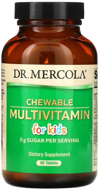 Dr. Mercola 어린이용 츄어블 종합 비타민 60 정, DrMercola어린이용츄어블종합비타민60정 - 쿠팡